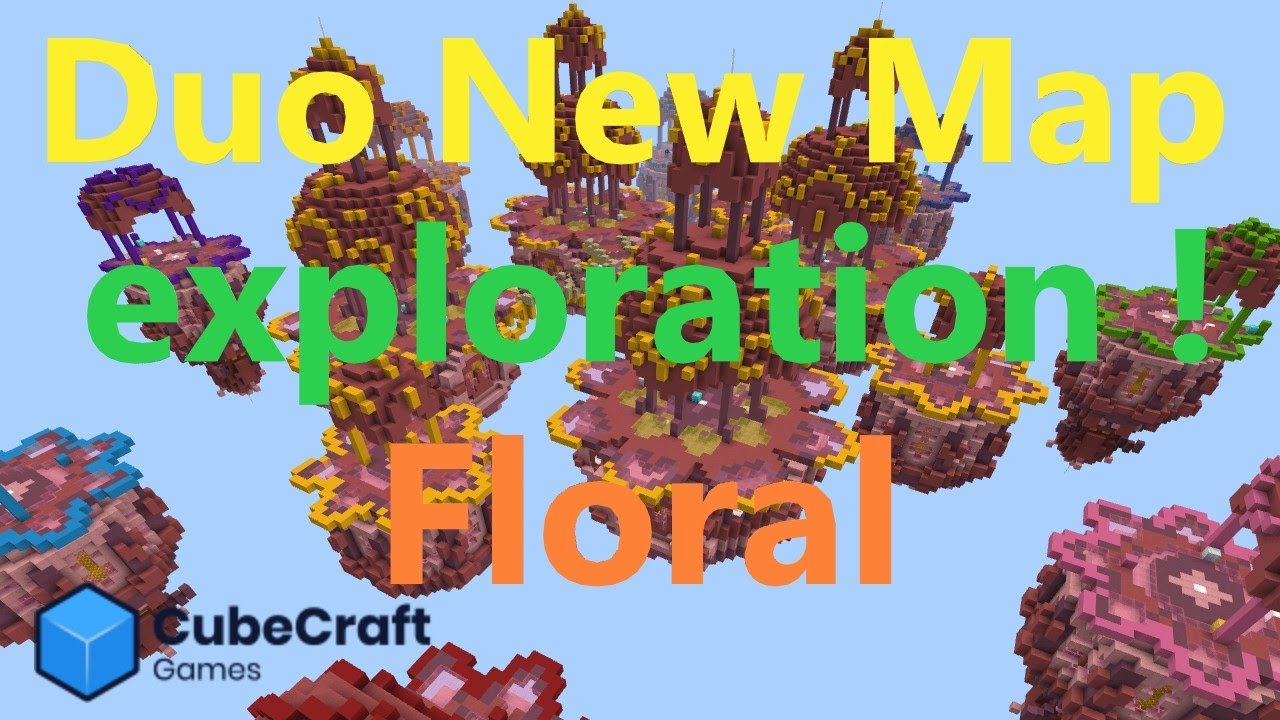 【Duo New Map exploration】EggWars CubeCraft minecraft bedrock server ...