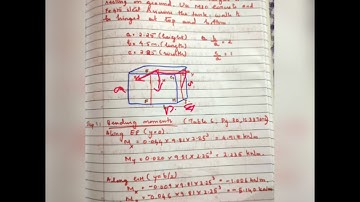 KTU B.tech S6 CE304 DCS2 Module 5-design of rectangular water tank (part 1 of 2 )
