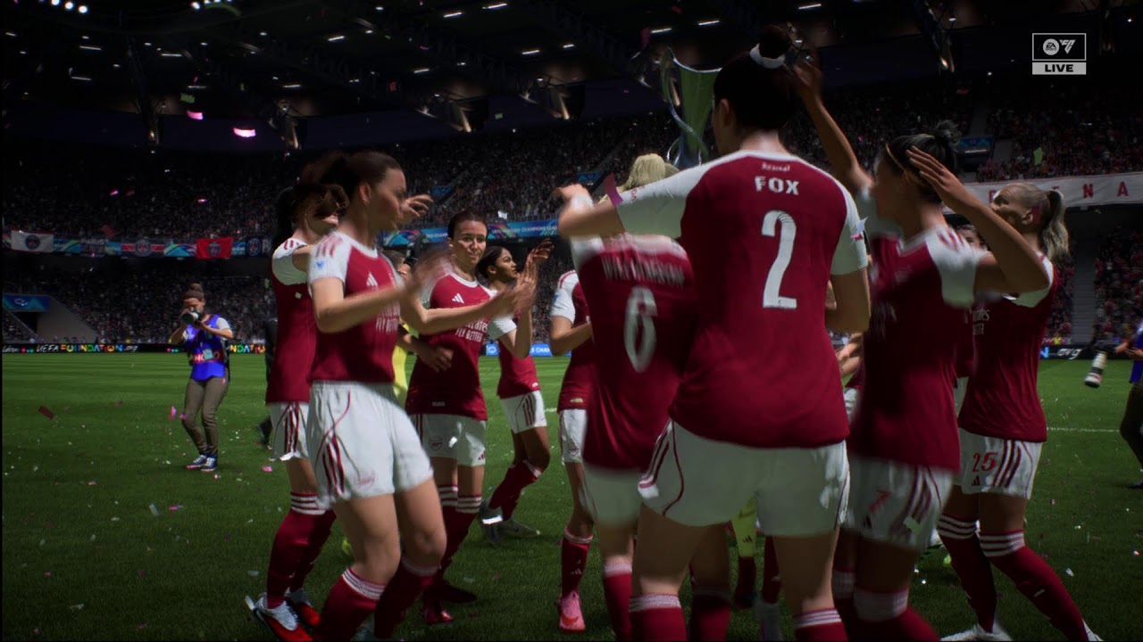 UEFA WOMEN'S CHAMPIONS LEAGUE FINAL 🏆 Arsenal vs PSG | FC26 LIVE STREAM