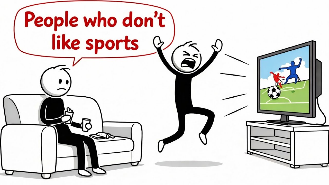 Psychology of people Who Aren't Obsessed With Sports !! SHOCKING STUDY 😧