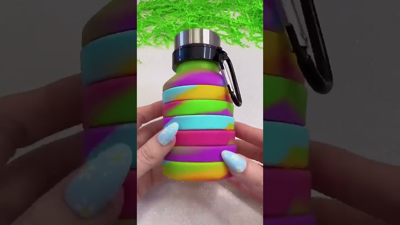 "Foldable Bottle You Didn’t Know You Needed! 💧 | Amazon Must-Have"
