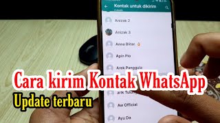 Cara benar kirim nomor WhatsApp ke teman kita update terbaru