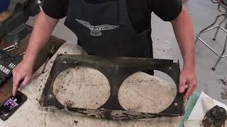 Jaguar E Type Series II Rebuild - 2021-07-18 - Radiator Shroud Restortion Jaguar E Type Radiator