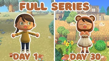 I Made An Island in 30 Days Using One Color | The ENTIRE Series