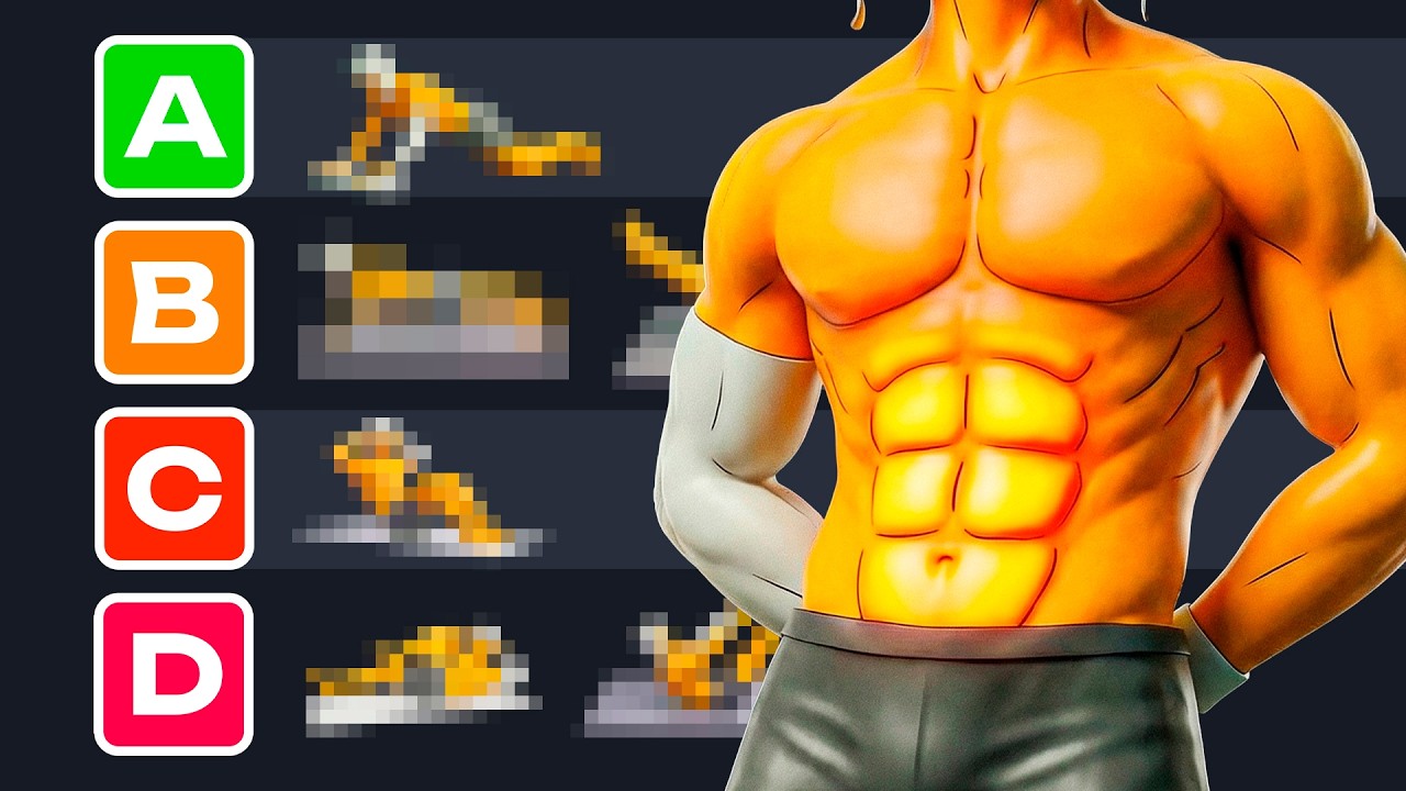 Тир-лист упражнений на пресс 2026. Что реально работает?