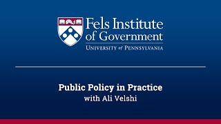Fels presents Public Policy in Practice Speaker Series with Ali Velshi