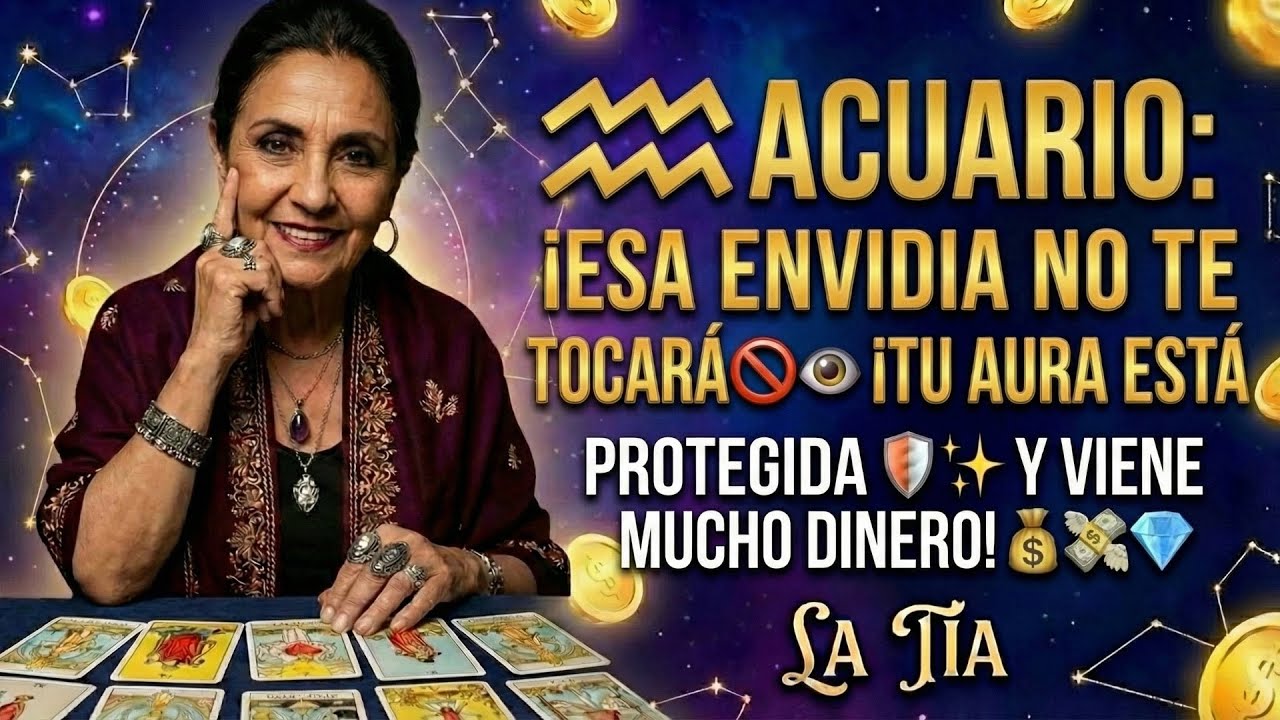 ♒ ACUARIO: ¡ESA ENVIDIA NO TE TOCA! 🚫👁️ TU AURA ESTÁ BLINDADA 🛡️✨ ¡Y LLEGA MUCHO DINERO! 💰💸💎