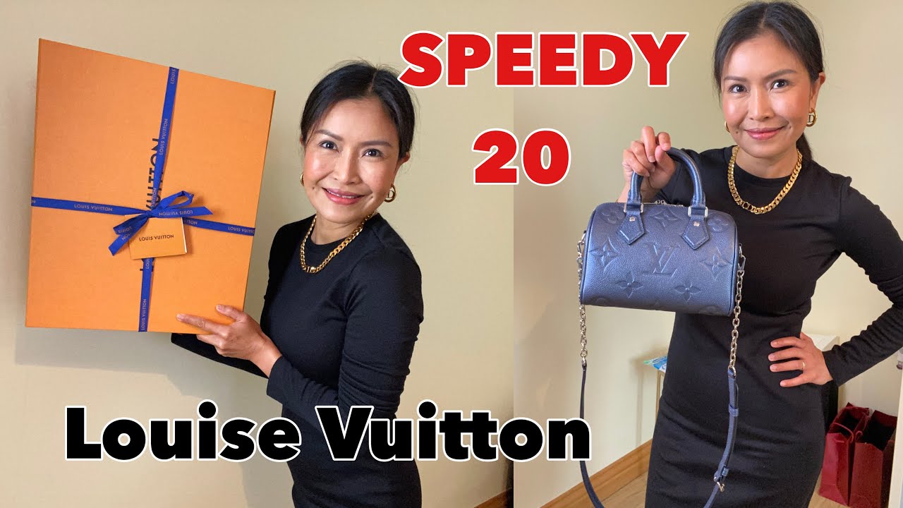 NEW LOUIS VUITTON SPEEDY 20 BANDOULIERE 2021! FIRST IMPRESSIONS, WHAT'S IN  MY DESIGNER BAG? 