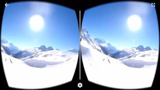 VR Ski Snowboard Virtual Reality Google Cardboard 3D SBS 1080p