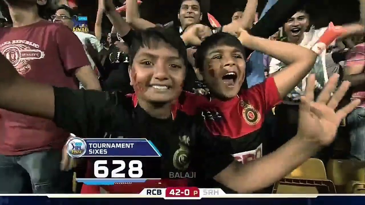 Chris Gayle 76(38) vs SRH 2016 Ipl Final (Ball by Ball)