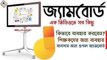 Google Jamboard Bangla Tutorial | জ্যামবোর্ড | How to Use Google Jamboard | Free White Board