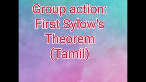 Group actions: First Sylow’s Theorem