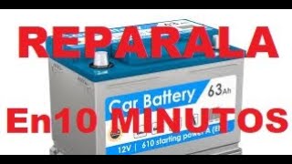 Cómo Reparar la Bateria de Un Carro en 10 Minutos si se Descargo