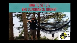 This is an informational video on how to set up the eno guardian sl
bug net your hammock. bugnet:
https://www.rei.com/product/149629/eno-g...