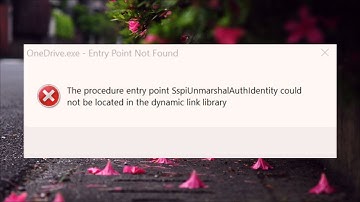 Fix Onedrive.exe Entry Point not found in Windows 10/11/8/7  - How To Remove Error Popup - 2025