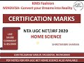 Certificationmark ugcnet homescience certification marks by shwetambri sharma