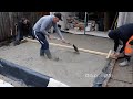 Pouring Concrete Slab With KC