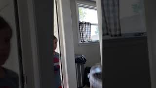 Walking in the house prank