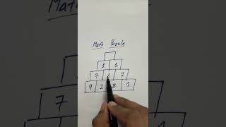 Math puzzle#maths #trending #brainmasti