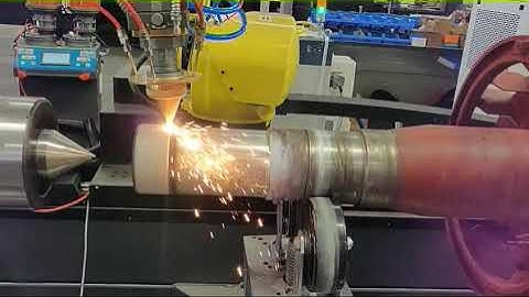 Laser Cladding Machine Test Samples - Electrical shaft repair by laser cladding