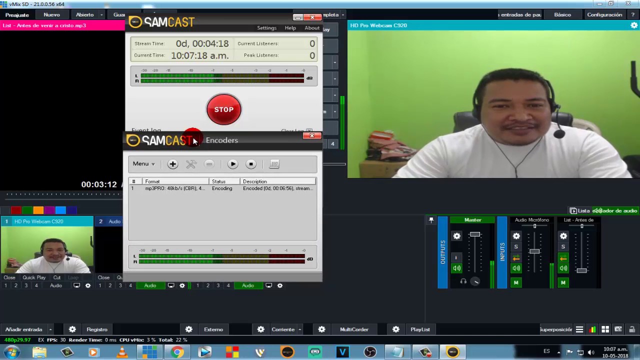 Como Hacer Radio y Television con vMix, SAM Cast, Y Virtual Audio Cable