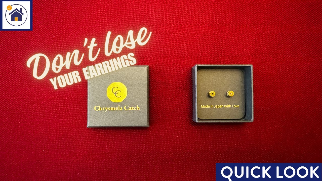 QUICK LOOK Chrysmela Catch Secure Locking Earring Back in Multiple