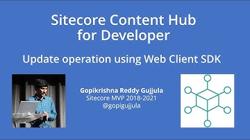 Sitecore Content Hub - Update operation using Web Client SDK