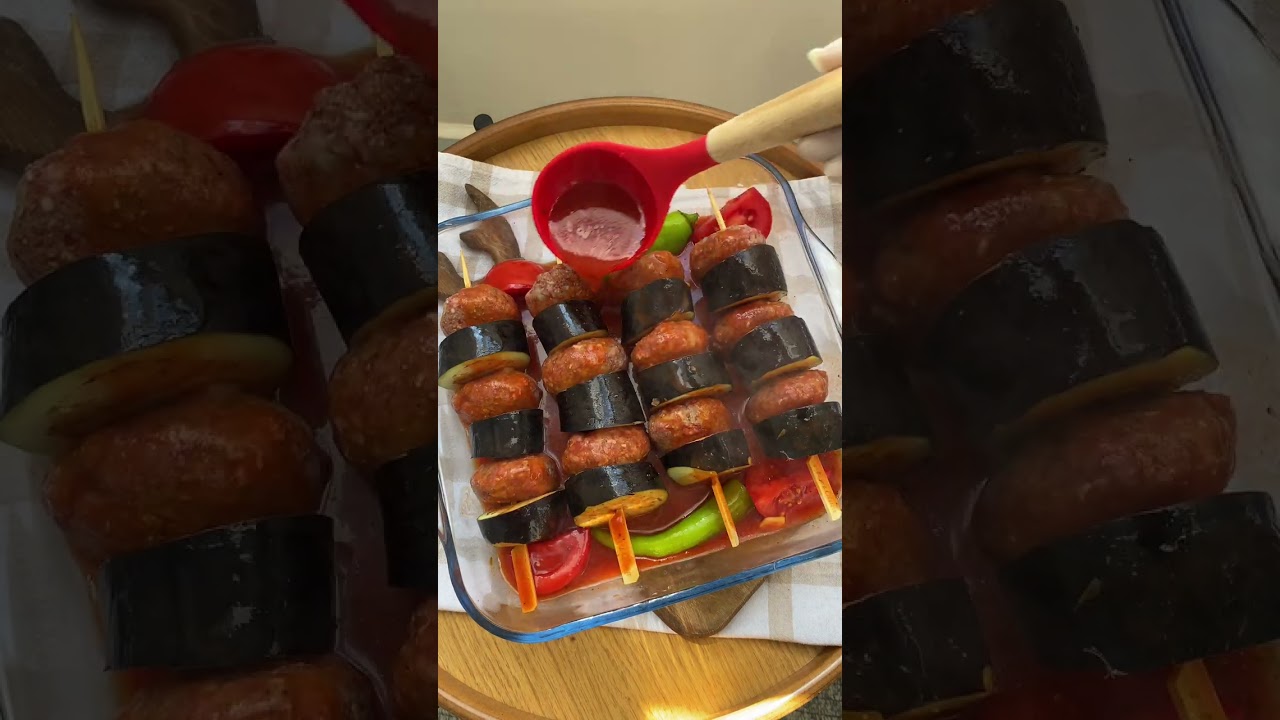 Kızartmakla Uğraşmadan Pratik Ve Leziz Patlıcan Kebabı????#shorts #patlıcankebabı #yemektarifleri