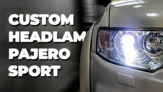 PAJERO LAMA MAKIN TERANG !!! - Bi-LED PROJECTOR & DEVIL RGB HEADLAMP