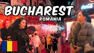 В БУХАРЕСТЕ🇷🇴 самые КРАСИВЫЕ женщины в МИРЕ💃🏼|Прогулка по Старому городу 2024|В воскресенье вечером🔥