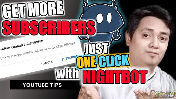 AUTO SUBSCRIBE LINK with NIGHTBOT AUTODROP 2021 | TAGALOG YOUTUBE TIPS
