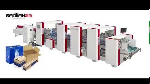 SHH-B2A Auto High Speed Corrugated folder gluer machine