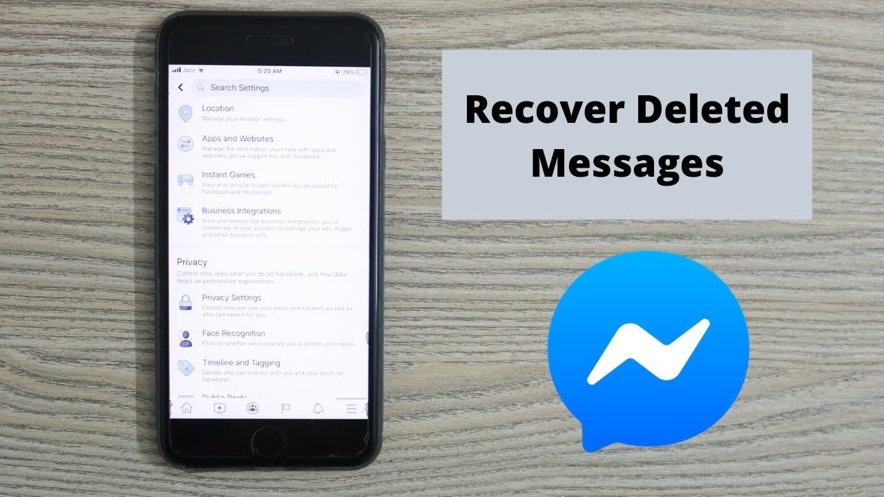 How to Recover Deleted Messages on Messenger (7)  Retrieve Deleted  Messages