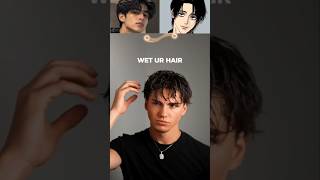 Perfect Middle Part Flow ✨ #hairstyle #tutorial #ytshorts