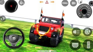 Dollar Song Sidhu Musewala Real Indian New Model Red Thar 👿 || Offroad Village Driving 3D Gameplay