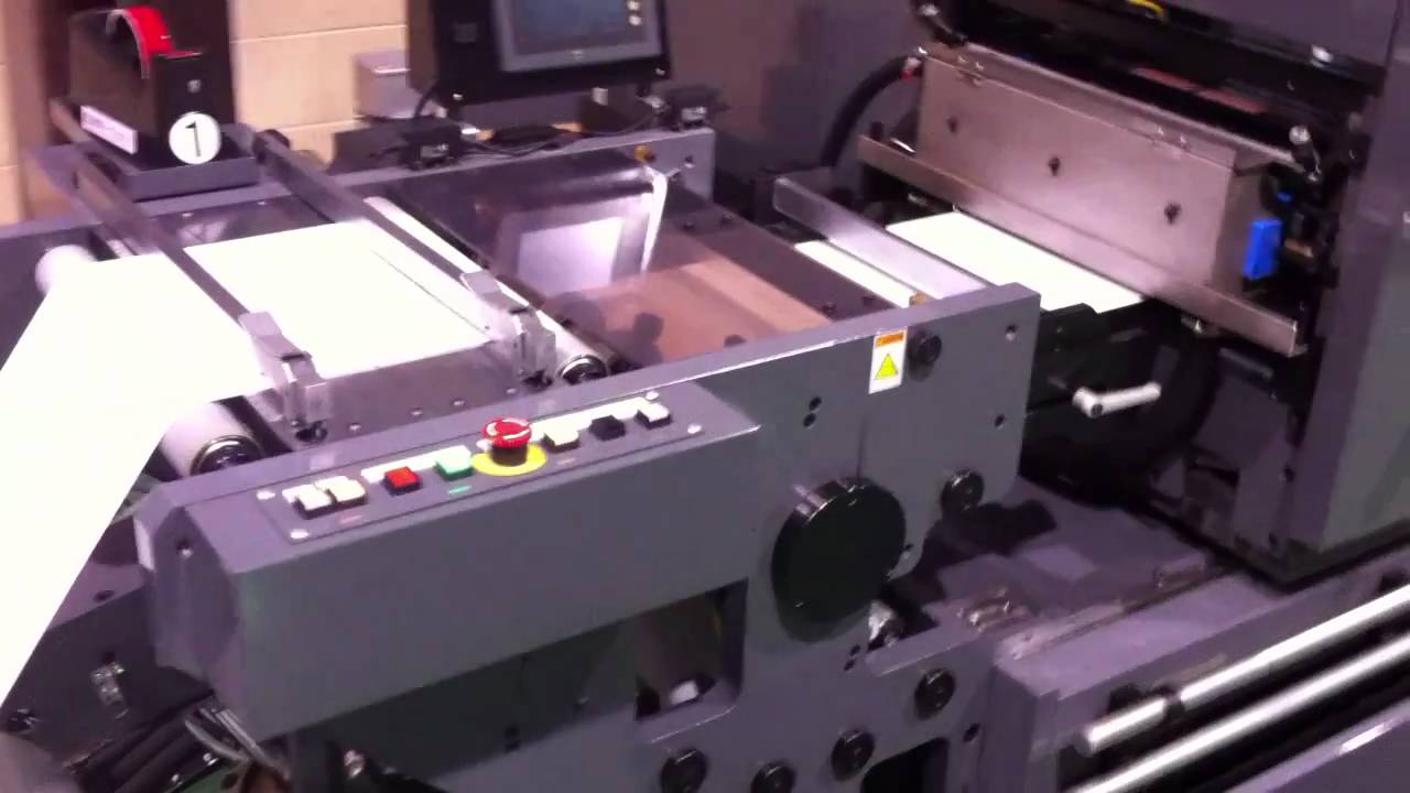 Iwasaki "cold foil stamping unit" from Japan YouTube
