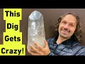 Giant Clear Quartz Crystals Found in Arkansas!