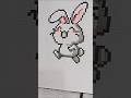 pinteresty rabbit pixel art🐇🐰#pinterest #rabbit #pixelart #crafts #art #diy #pinterestinspired#diys
