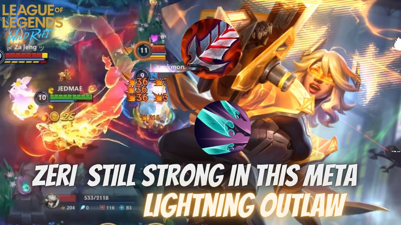 ZERI ELECTRIC DOMINATION ⚡ | ยิงรัวจนศัตรูร้องขอชีวิต | WILDRIFT