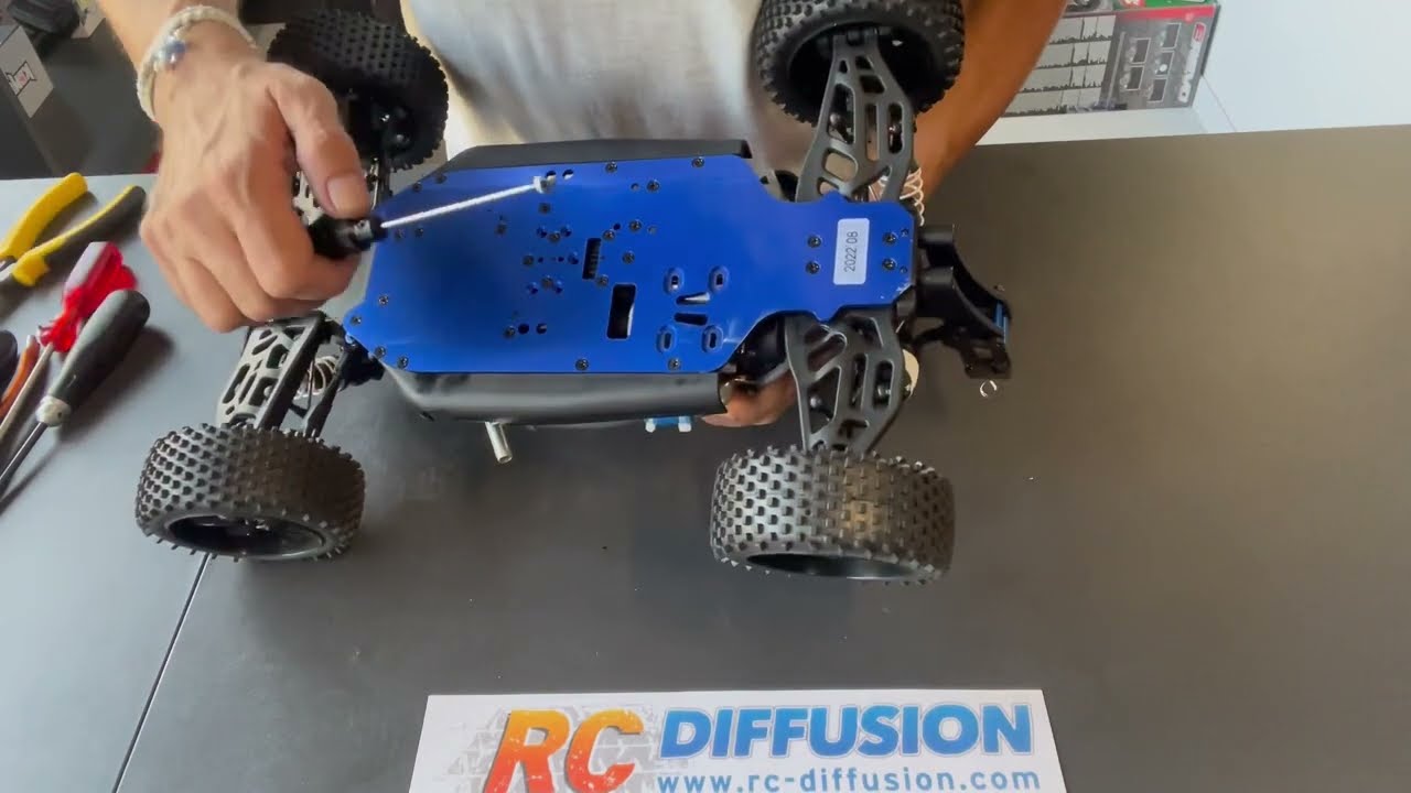 Pirate Nitron T2M démontage moteur et changement de la couronne plastique