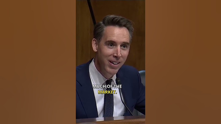 Senator Josh Hawley takes the credit card giants Visa and MasterCard to task