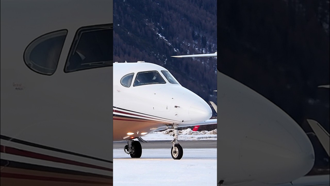 St.Moritz Engadin Airport Close Up Planespotting 