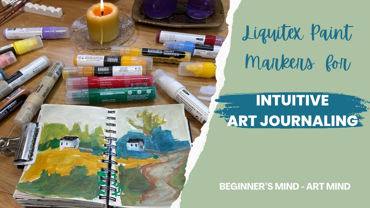 Loose Intuitive Art Journaling with Mixed Media. - YouTube