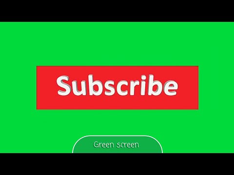 Subscribe button red animation green screen  @snowy9999