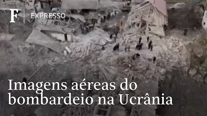 Imagens aéreas mostram as consequências de ataques na região de Lviv | CENAS DA GUERRA