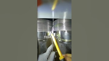 FEDA Thread rolling machine processing worm thread #machine #factory #auto #cnc #custom #engineering