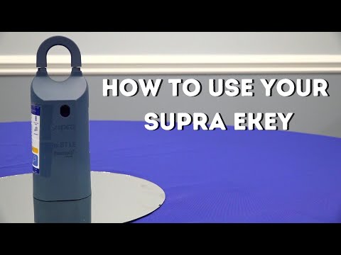 How to Use your Supra eKey