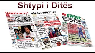 PANORAMA TV / Ja titujt kryesorë të gazetave për sot - 14 tetor, 2023