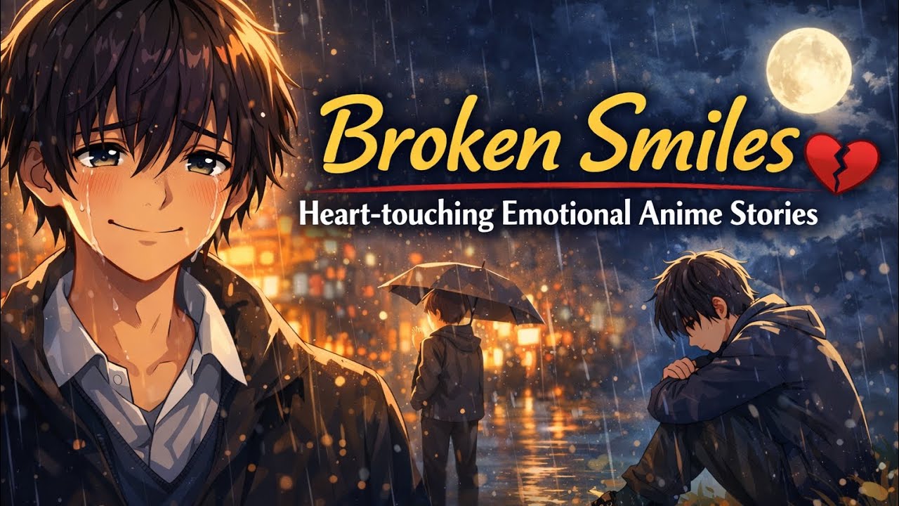 Heart Touching Emotional Anime Story | Broken Smile | emotional story 😭