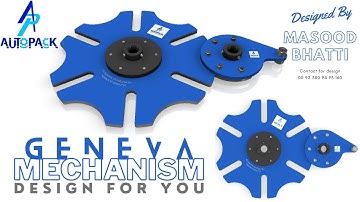 Geneva Mechanism | Autodesk Inventor. @artofrendering